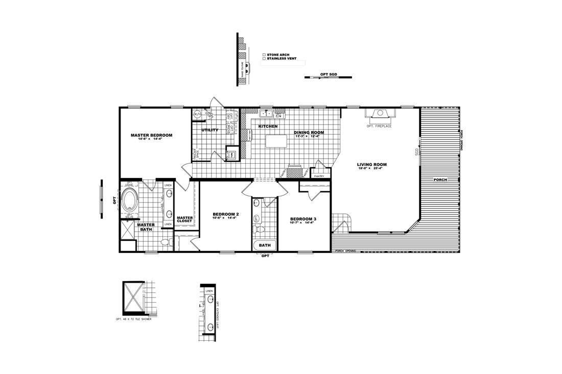 The THE STEWART 32 Floor Plan