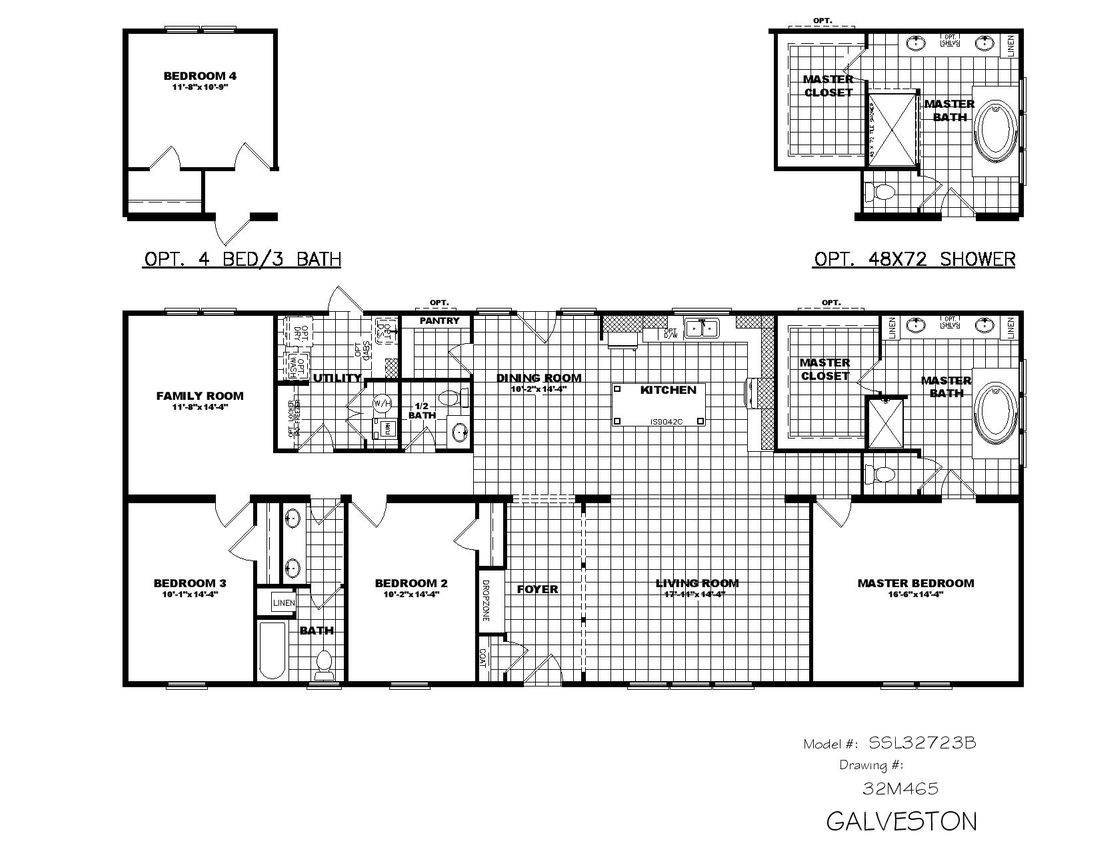 The THE GALVESTON Floor Plan
