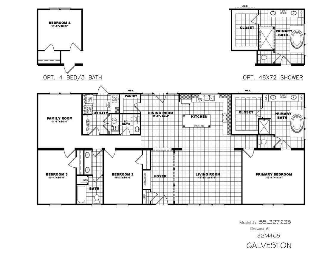The THE GALVESTON Floor Plan