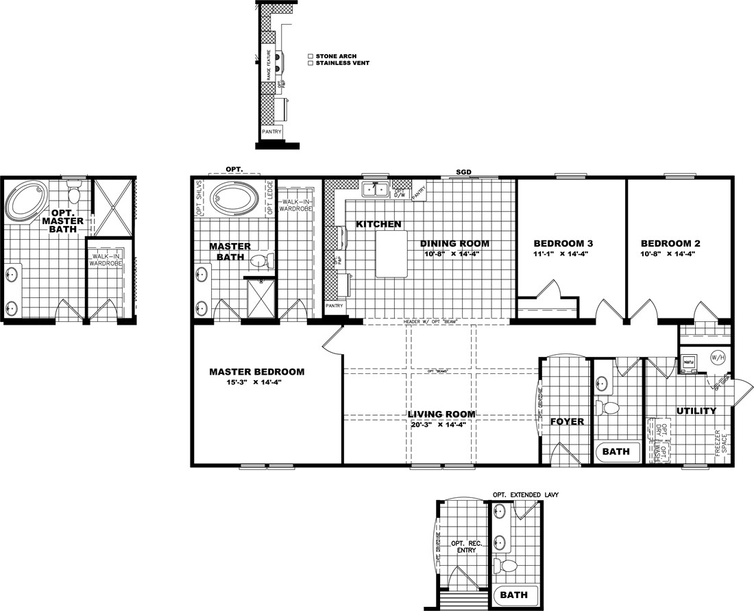 The THE STRETCH FRIO 32 Floor Plan