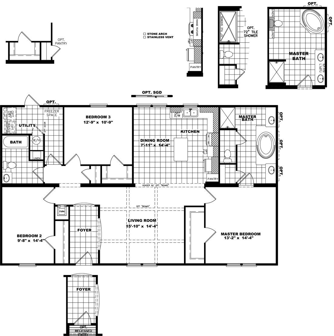 The THE HOUSTON 32 Floor Plan
